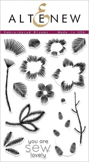 Altenew Embroidered Blooms Stamp Set