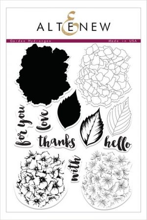 Altenew Garden Hydrangea Stamp Set