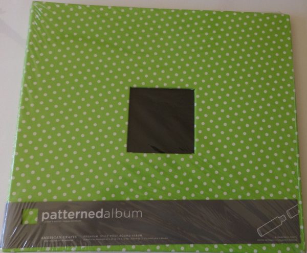 American Crafts Patterned 12 x 12 Scrapbook