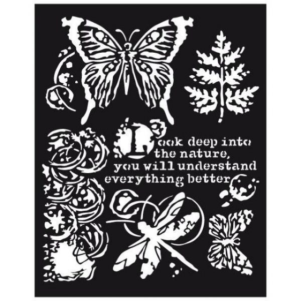 Stamperia Thick Media Stencil Butterflies & Dragonflies