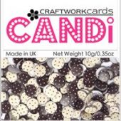 Craftworkcards Candi Polka Dots Coconut