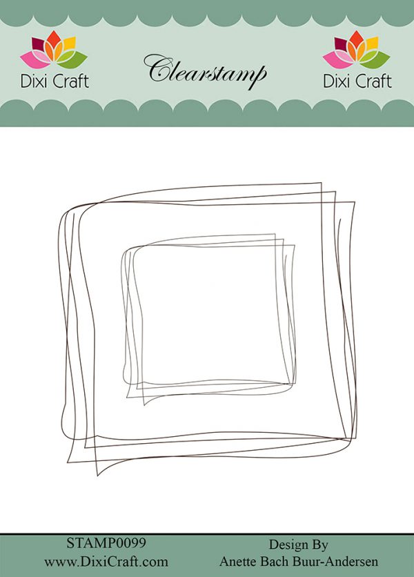 Dixi Craft Clear Stamp Sketch Square