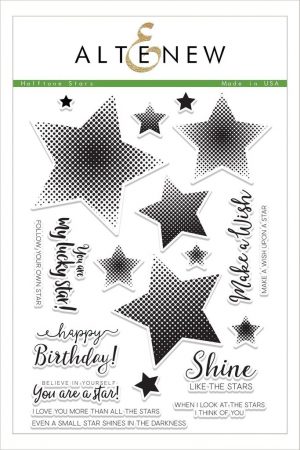 Altenew Halftone Stars Stamp Set