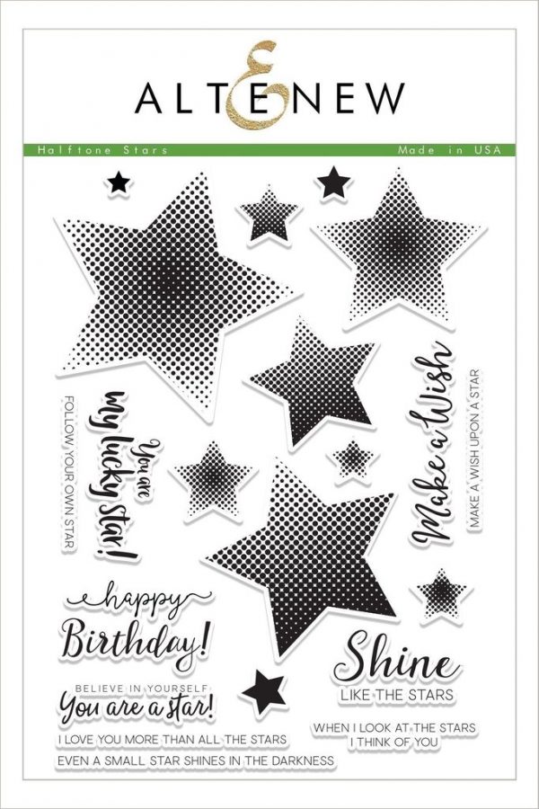 Altenew Halftone Stars Stamp Set