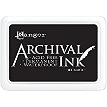 Ranger Archival Ink Pad Jet  Black