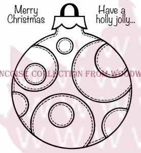 Woodware Clear Magic Patch Circle Bauble Stamp set