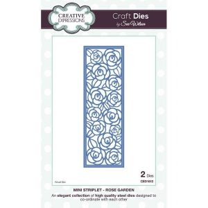 Sue Wilson Mini Striplet-Rose Garden Die