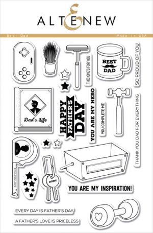 Altenew Best Dad Stamp Set