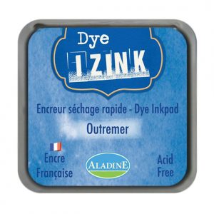 Izink Dye Based Stamp Pad - Outremer - Overseas