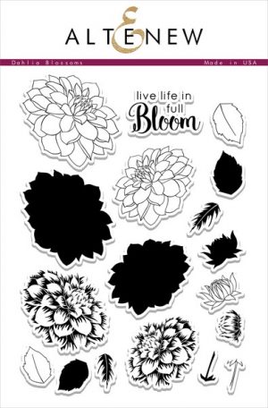 Altenew Dahlia Blossoms Stamp Set