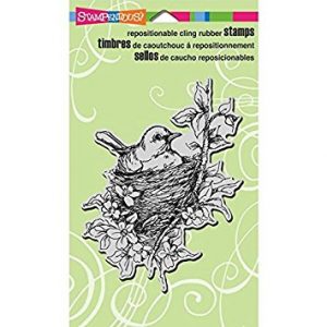 Stampendous Cling Rubber Nestled Bird