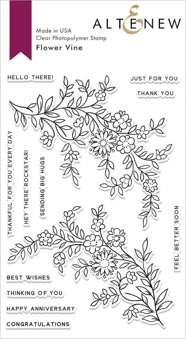 Altenew Flower Vine Stamp Set