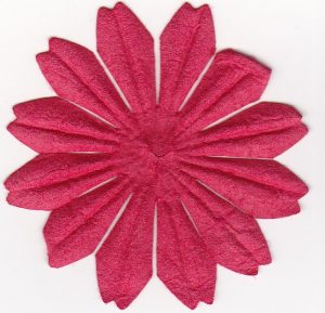 Paper Flower Petal Red