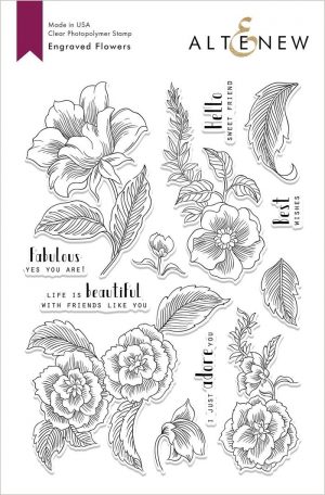 Altenew Engraved Flowers