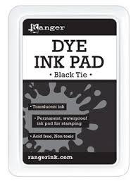 Ranger Dye Ink Pad Black Tie