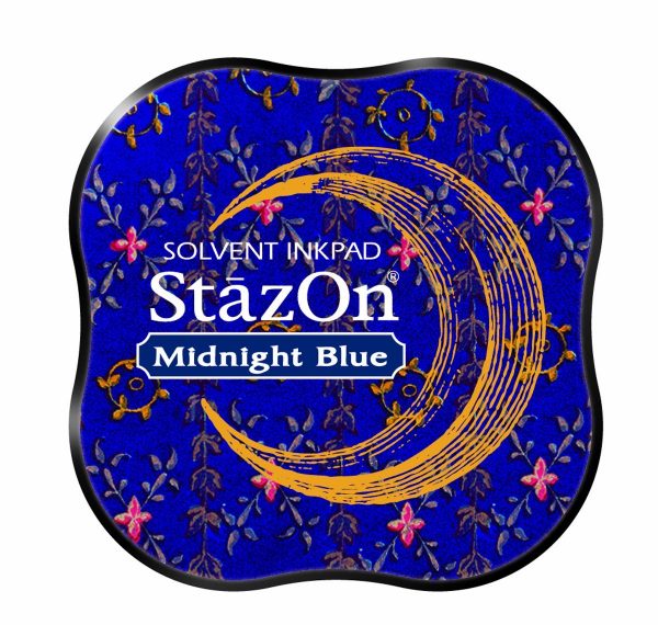 StazOn Midi Midnight Blue Ink Pad