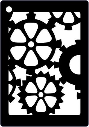 Creative Expressions Mini Stencil-Cogs