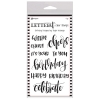 Letter It Clear Stamp Birthday By Taylor Huizenga