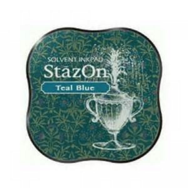 StazOn Midi Teal Blue Ink Pad