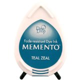 Memento Dew Drop Ink Pad Teal Zeal