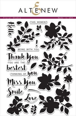 Altenew Floral Shadow Stamp Set