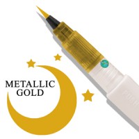 Zig Wink of Luna Metalic Brush Pen Gold