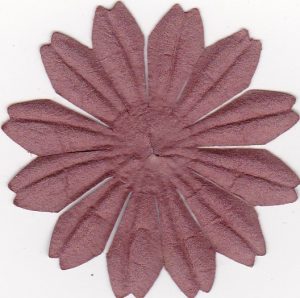 Paper Flower Petal Brown