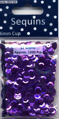 Purple Regular Cup Sequins