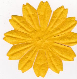 Paper Flower Petal Yellow