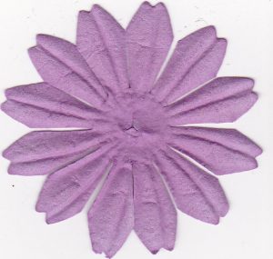 Paper Flower Petal Purple