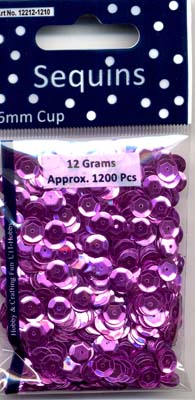 Fuchsia Regular Cup Sequins