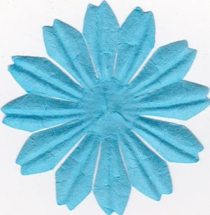 Paper Flower Petal Bight Blue