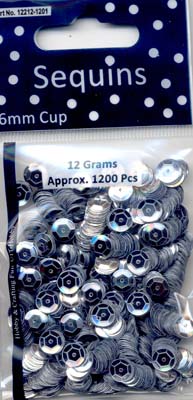 Silver Regular Cup Sequins