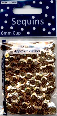 Gold Regular Cup Sequins