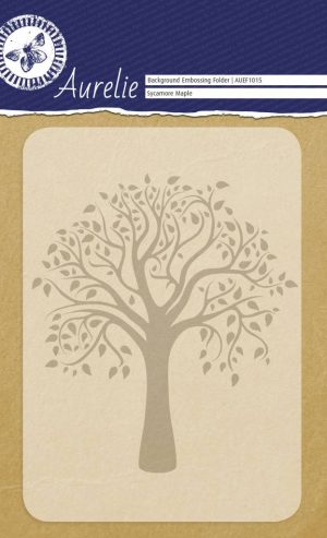 Aurelie Background Embossing Folder Sycamore Maple