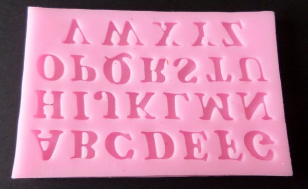 Alphabet Silicone Mould