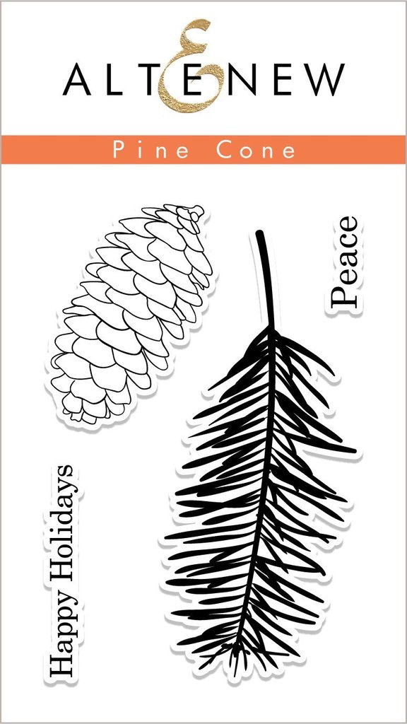 Altenew Mini Pine Cone Stamp set