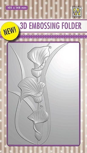 Nellie’s Choice 3D Embossing Folder – Arums