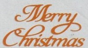 PCD003 ~ MERRY CHRISTMAS ~ CUTTING DIE ~ Presscut by Crafts Too