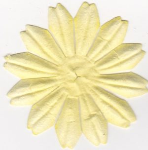 Paper Flower Petals - Pale Yellow