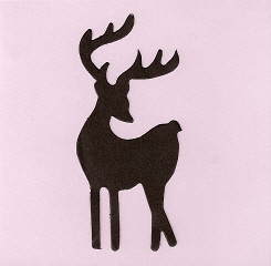 Christmas Die Cut Shapes Reindeer 2